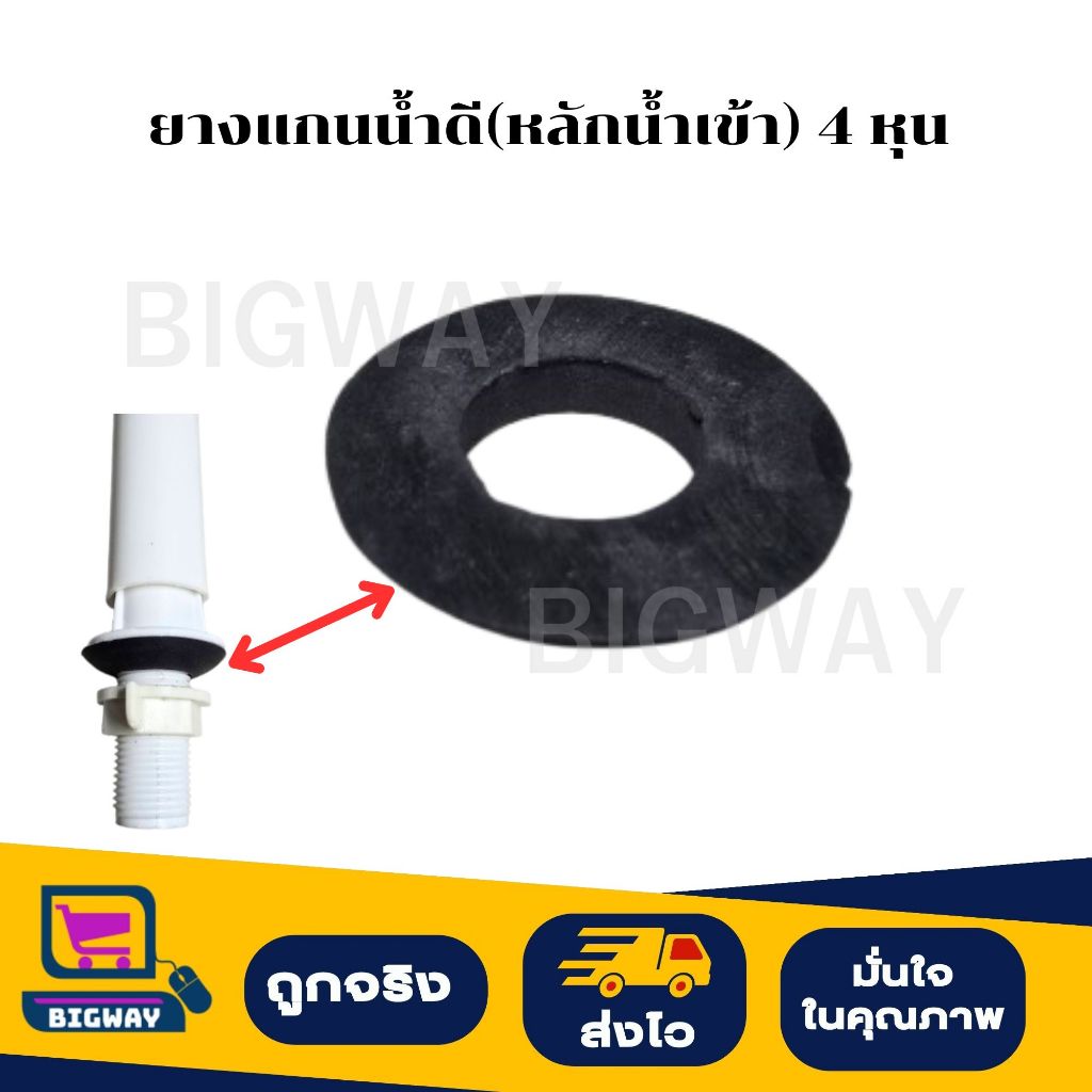 BIGWAY ยางแกนน้ำดี(หลักน้ำเข้า) ขนาด 4 หุน, 5 หุน ราคา ถูกที่สุด ดีลบีเคเค แกลเลอรีภาพที่ 2