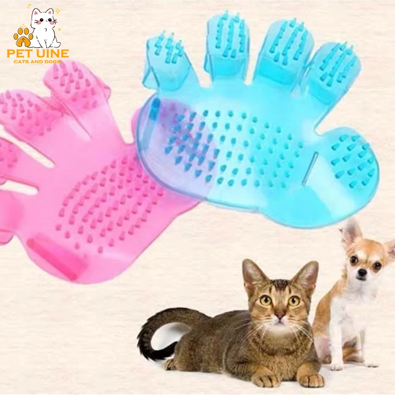 PET UINE-B35หวีแปรงขนอาบน้ำสัตว์เลี้ยง แปรงสวมมือไว้ใช้อาบน้ำถุงมือแปรงขนสัตว์เลี้ยง นวดสัตว์เลี้ยง หรือหวีขนสัตว์เลี้ยง