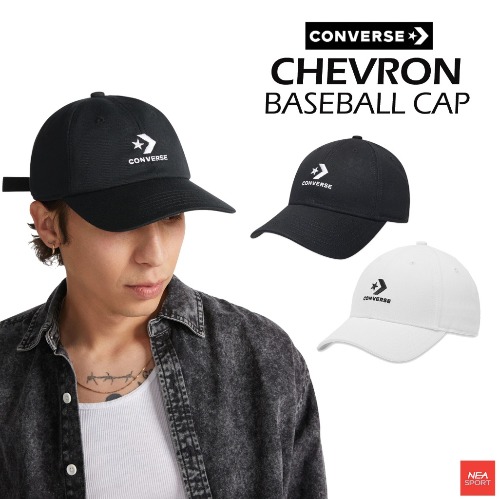 [ลด30% เก็บโค้ด 2509FASHDD] Converse Chevron Baseball Cap หมวก คอนเวิร์ส แท้