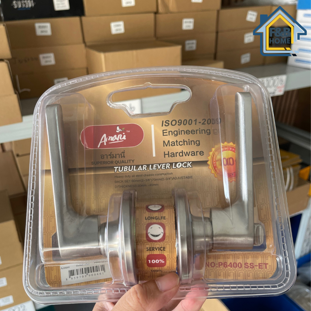 ลูกบิดประตูก้านโยกเขาควาย ยี่ห้อ Armani (รุ่น P6400 SS-ET)