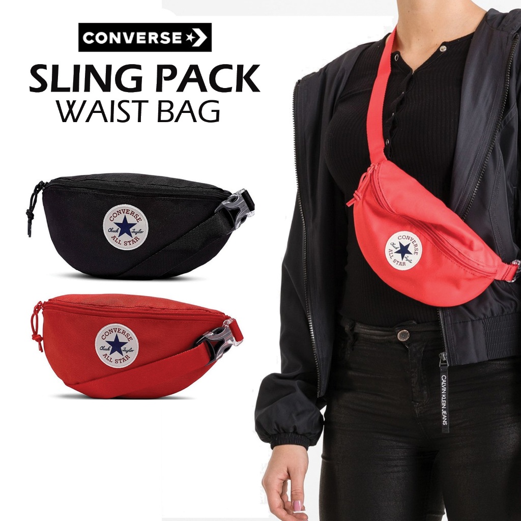 [ลด30% เก็บโค้ด 2509FASHDD] Converse Sling Pack (Core Chuck) Waist Bag กระเป๋าคาดเอว คาดอก คอนเวิร์ส แท้