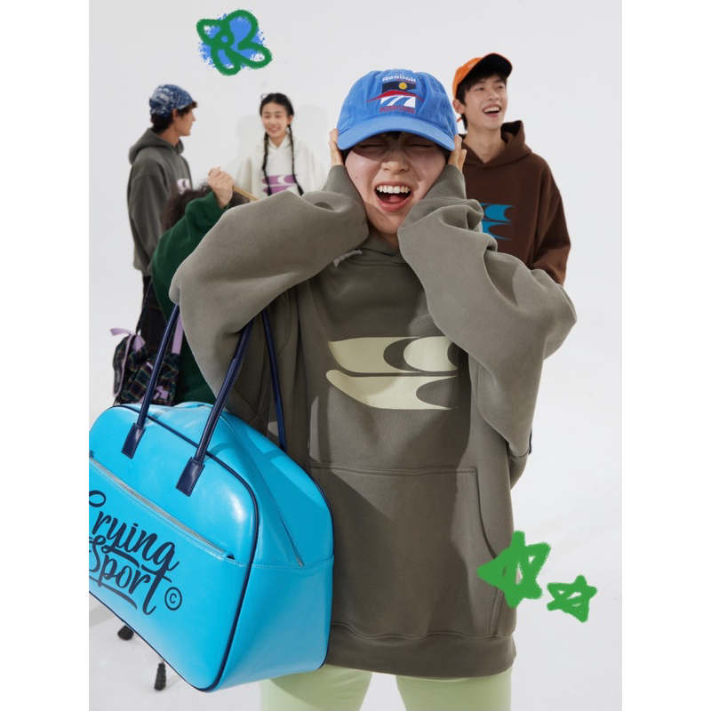 CryingCenter เสื้อกันหนาวแขนยาวฮู้ดดี้ Warmer Hoodie 2023 (เปิดล็อตการผลิตใหม่ปี 2025💖) รูปที่ 2