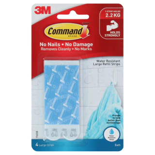 คอมมานด์ เทปรีฟิว์ล เทปกาว 2 หน้า Command 3M