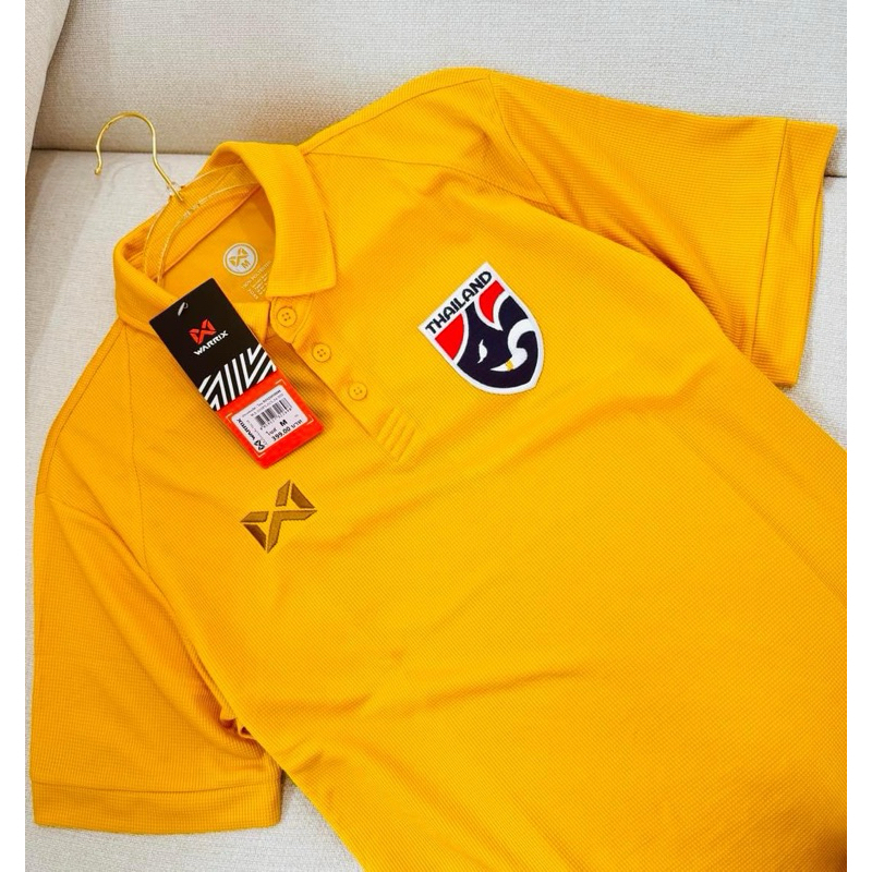 เสื้อโปโลwarrixแท้ WA-222PLACL34พร้อมโลโก้ใหม่สีแบบทอ