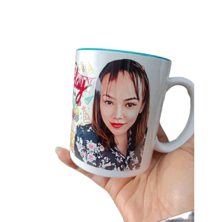 [สกรีนฟรี1ด้าน] แก้วเซรามิค มีหูจับ ใส่ได้ทั้งน้ำร้อนและน้ำเย็น ราคานี้รวมออกแบบและสกรีนแล้วจ้า