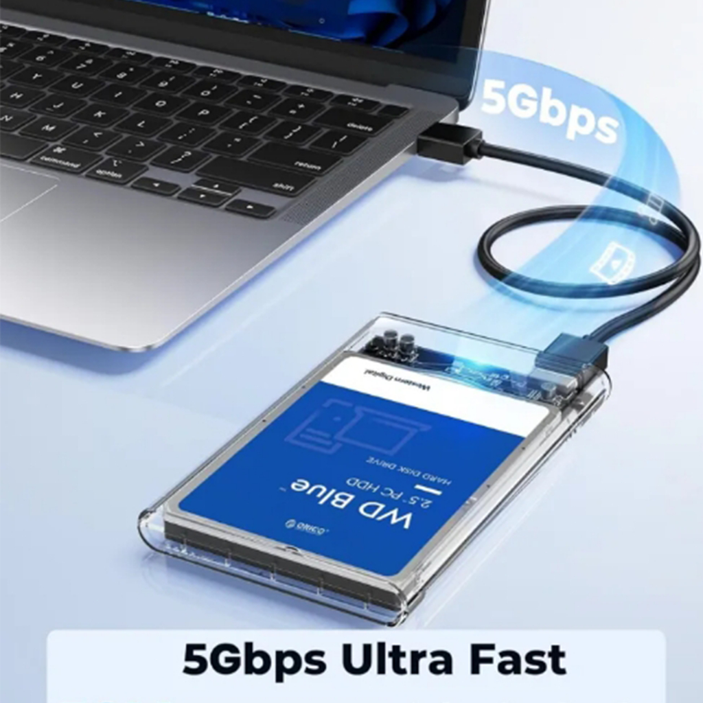 ส่งสินค้าทุกวัน กล่องใส่ HDD USB 3.0 SATA 2.5 กล่องใส่ฮาร์ดดิส ส่งถ่ายข้อมูลได้รวดเร็ว Harddisk SSD 2.5 inch USB3.0 แรง
