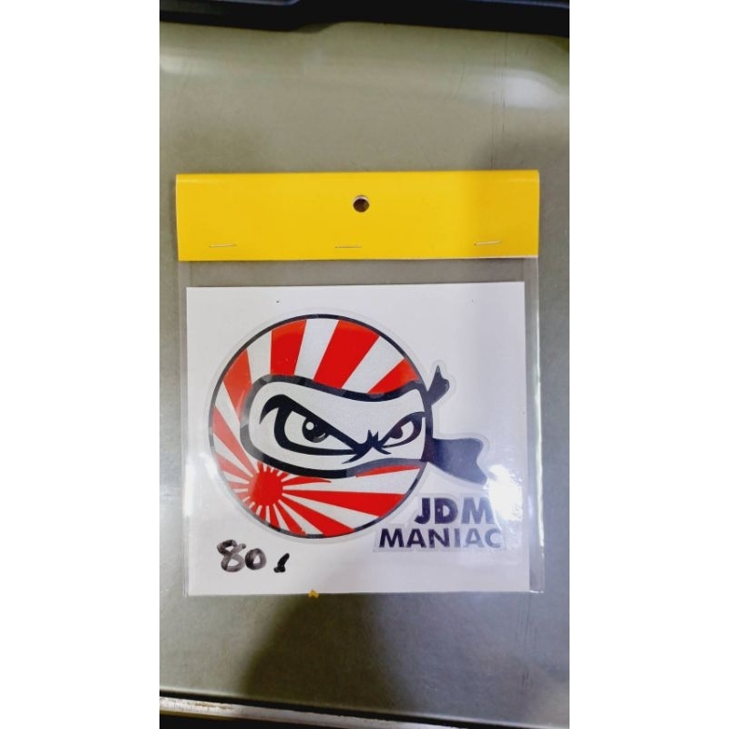 สติกเกอร์ติดรถยนต์ ติดกระจก sticker car สีสะท้อนแสง ตกแต่งรถยนต์