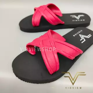 VIDVIEW มีส่งด่วน รองเท้าแตะสวม VV111 ทูโทน เนื้อยาง ใส่สบาย ราคาถูก ไซส์ 36-44