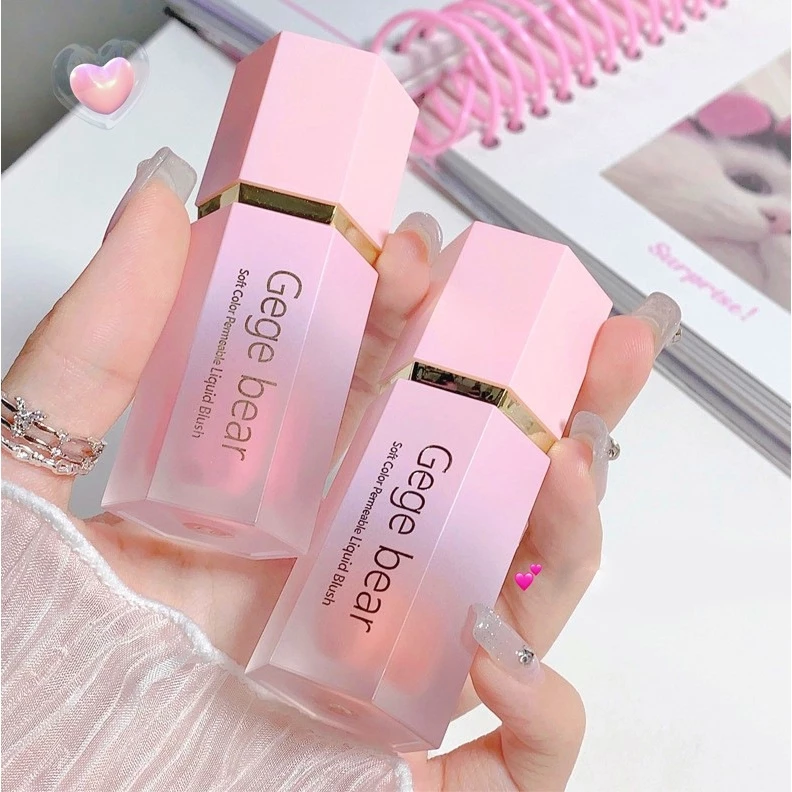 Gecomo บลัชออนเนื้อครีม เนื้อแมตต์กํามะหยี่ สีชมพู thumbnail 3