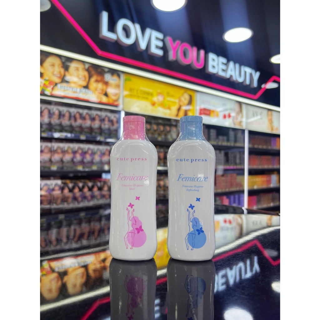 คิวท์เพรส น้ำยาอนามัย Cute Press Femicare Feminine Hygiene แท้100% มี 2สูตร จุดซ่อนเร้น สะอาด 100ml.