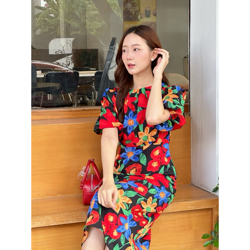 LULU BLOSSOMS - Hana Dress Ver.2 (Color: Black)