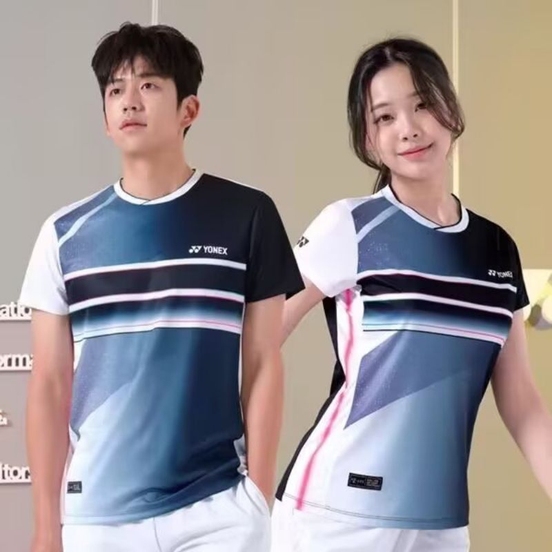 เสื้อแบดเกาหลีYonex รุ่นไหม่ล่าสุดเสื้อกีฬาผ้าดีงามแท้ ส่งจากไทย ระบายอากาศดี เหมาะกับการใส่เล่นกีฬา