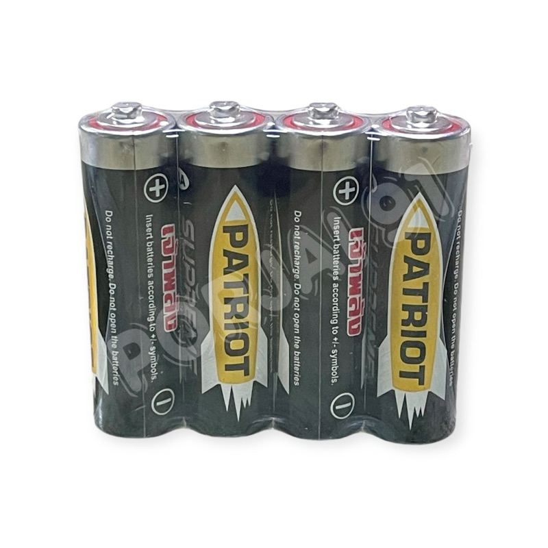 ถ่าน PATRIOT  2A (AA 1 แพ็ค/4 ก้อน)#R6DMK/4SL