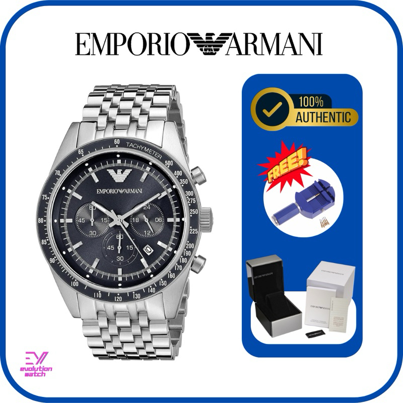 นาฬิกาข้อมือผู้ชาย EMPORIO ARMANI AR5988 รุ่น Sportivo Chronograph ของแท้100% ประกัน 2 ปี