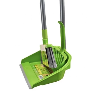 3M สก๊อตช์-ไบรต์ ชุดไม้กวาดและที่โกยผงพร้อมหวีสางสิ่งสกปรก Scotch-Brite Broom with Dustpan