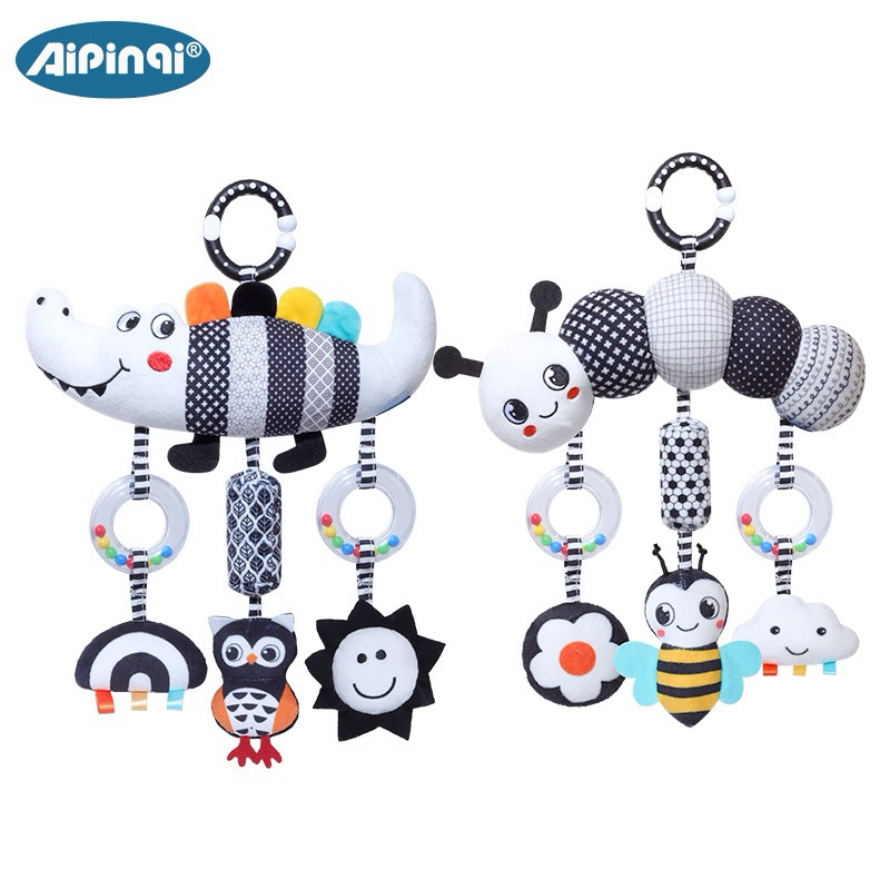 โมบายกรุ๊งกริ๊ง มีของเล่นห้อย สำหรับแขวนติดเปล รถเข็น คาร์ซีท