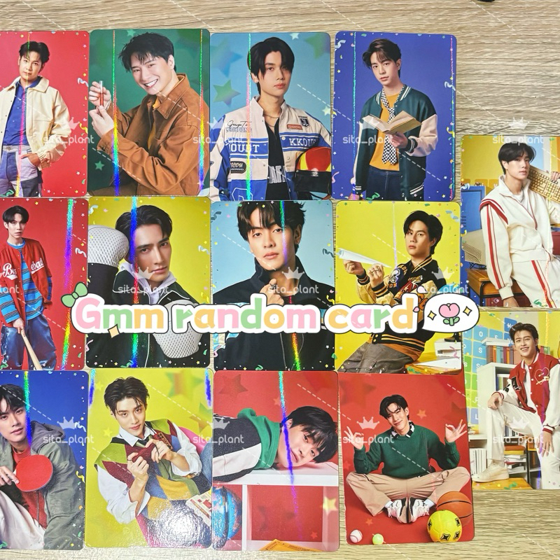 (ลดราคา🔥)📌พร้อมส่ง✅💟✨ GMMrandom card การ์ดซองสุ่มนักแสดงgmm COLLETIBLE BACK TO SCHOOL RANDOM CARD GM