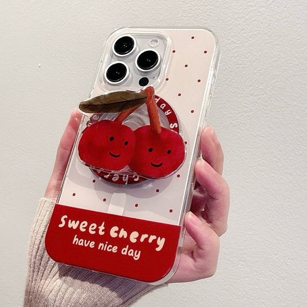 (มี16) สินค้าพร้อมส่ง เคสมือถือ ลาย sweet cherrymg รหัส TPU-R1853