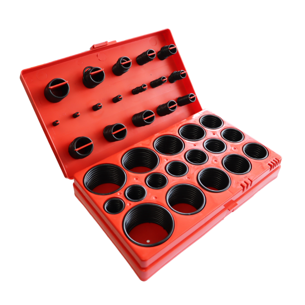 ยางโอริง O-Ring ชุดยางวงแหวน 419 ชิ้น ป้องกันไฟฟ้าสถิต ทนน้ำมัน ทนต่อรังสียูวี ทนต่อการสึกหรอ