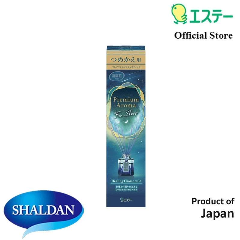Refill Shaldan Premium Aroma For Sleep Stick Diffuser: Healing Chamomileไม้หอมปรับอากาศพรีเมี่ยมอโรม่าสำหรับห้องนอน
