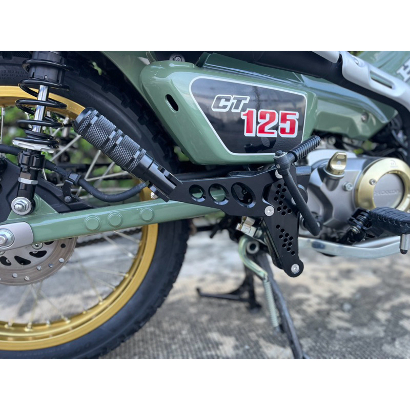 พักเท้าคนซ้อนตรงรุ่น CT125 gen2