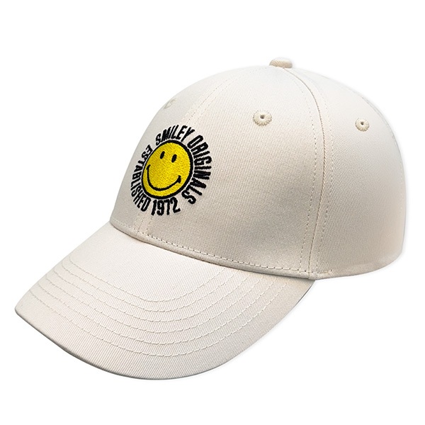 SMILEY® BASIC LOGO CAP (WHITE)