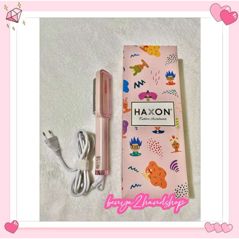 Haxon Ionic Daily Brush S12 หวีไฟฟ้า เครื่องหวีผมตรงไฟฟ้า