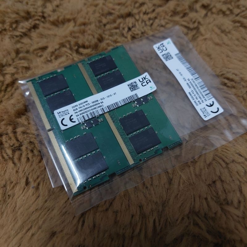 แรม NOTEBOOK DDR5 SK Hynix 16GB (8x2) บัส 5600