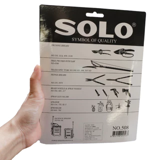 SOLO ที่ฉีดน้ำ ปรับหัวฉีดได้ 8 แบบ NO.508 ผลิตจากพลาสติก ABS แข็งแรงทนทาน นุ่มมือ