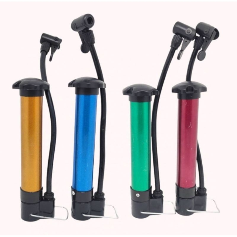 ที่สูบลมจักรยานพกพา มี 4 สี ขนาดเล็ก 20 cm. สินค้าพร้อมส่ง
