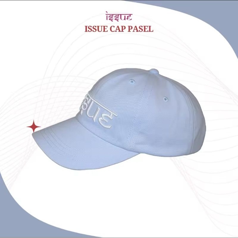 ISSUE Cap หมวกสีฟ้าพาสเทล