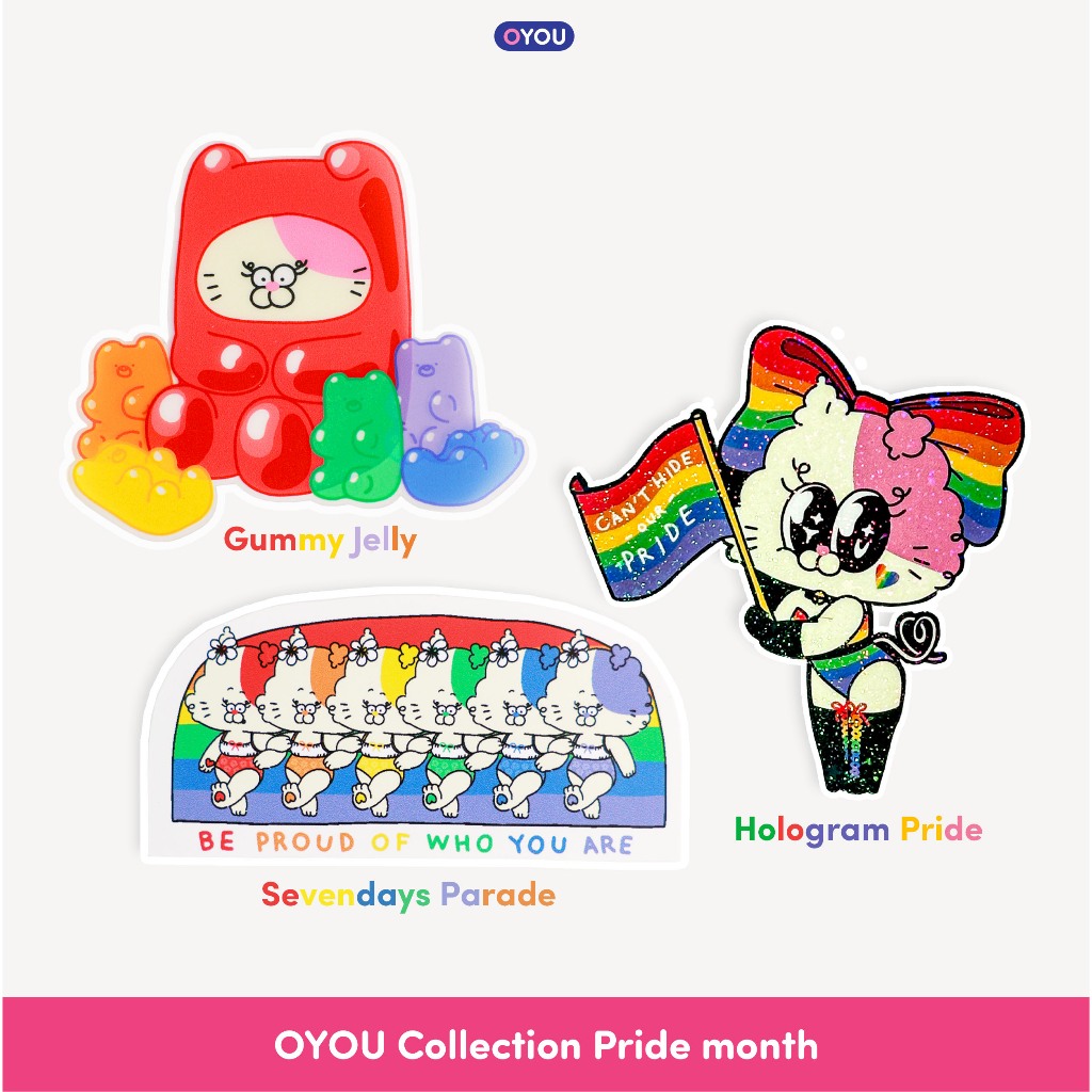 OYOU Pride Month Sticker