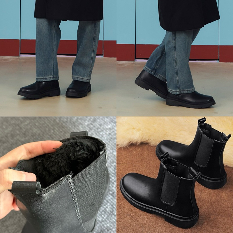 [umore.edition] 🥾 พร้อมส่ง Ankle martin boots รองเท้าบูทหุ้มข้อ บุขน ลุยหิมะได้