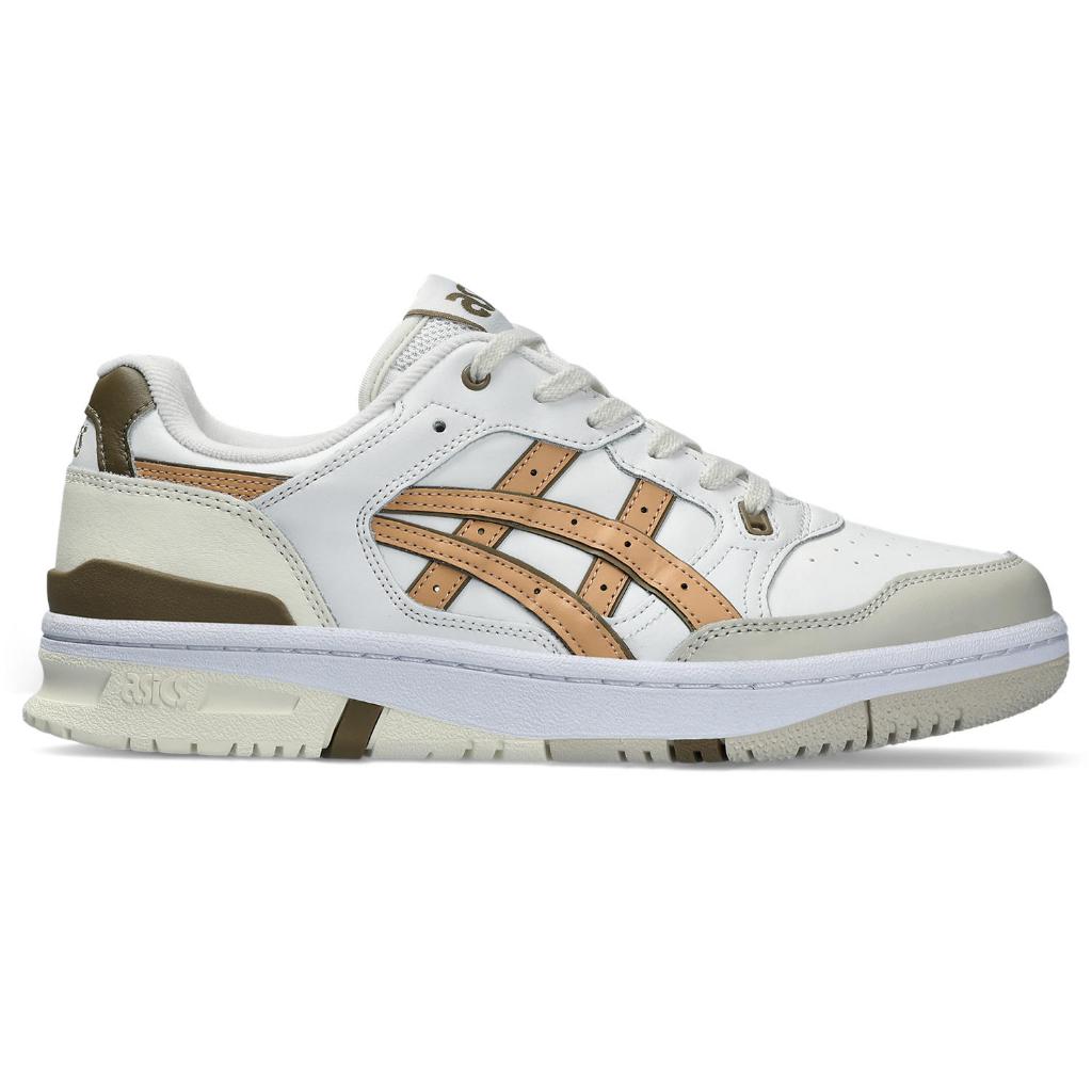 ASICS : EX89 MEN SPORTSTYLE ผู้ชาย รองเท้าแฟชั่น ของแท้ WHITE/HONEY BEIGE