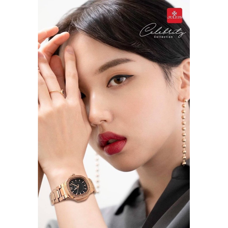 นาฬิกาผู้หญิง Julius รหัส JA-711 สายสแตนเลสสตีล ของแท้100% ประกันศูนย์ 1 ปี