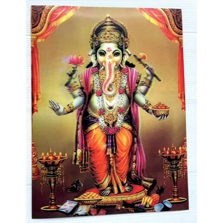 PVC รูปภาพมงคล 30X40CM เสริมฮวงจุ้ย ภาพแต่งบ้าน 3มิติสีสันสวยงาม แผงแข็งแรงคงทน PB.