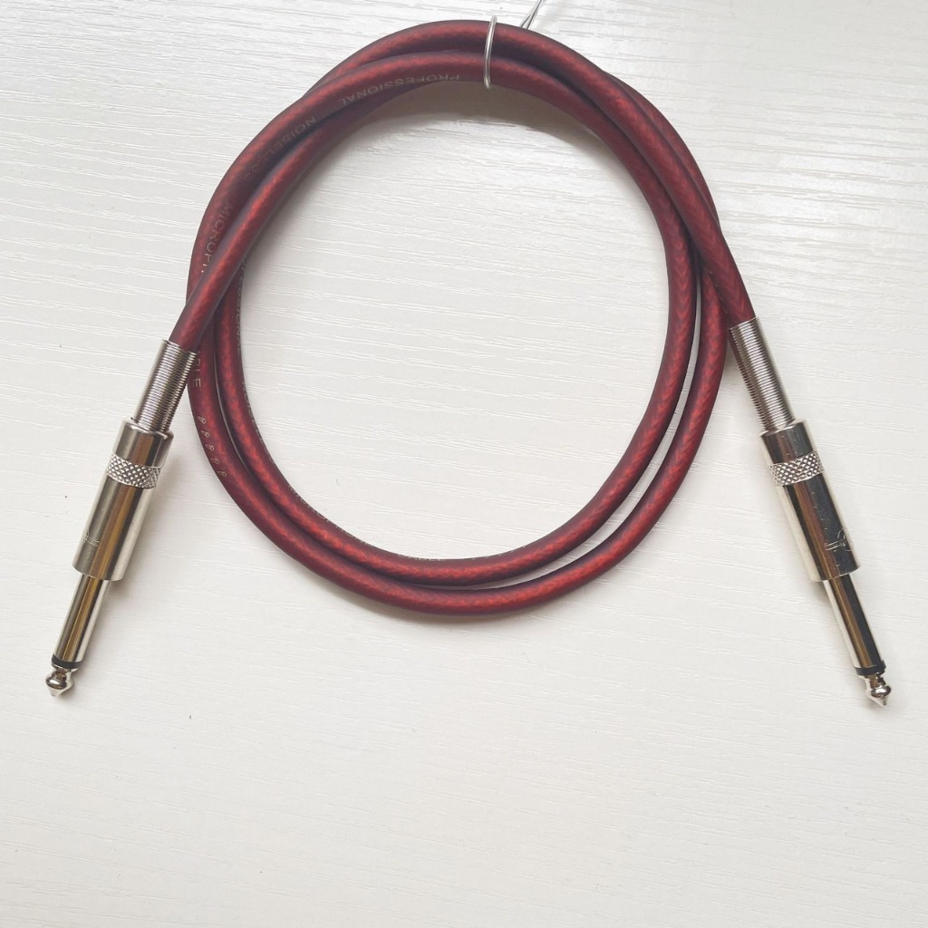 สายสัญญาณเสียง สายMono 6.35 มม. TRS สองฝั่ง ความยาวสาย 1เมตร สายสัญญาณเสียง TS สายสัญญาณโมโน แจ็คโฟน แจ็ค6.35 แจ็คโมโน