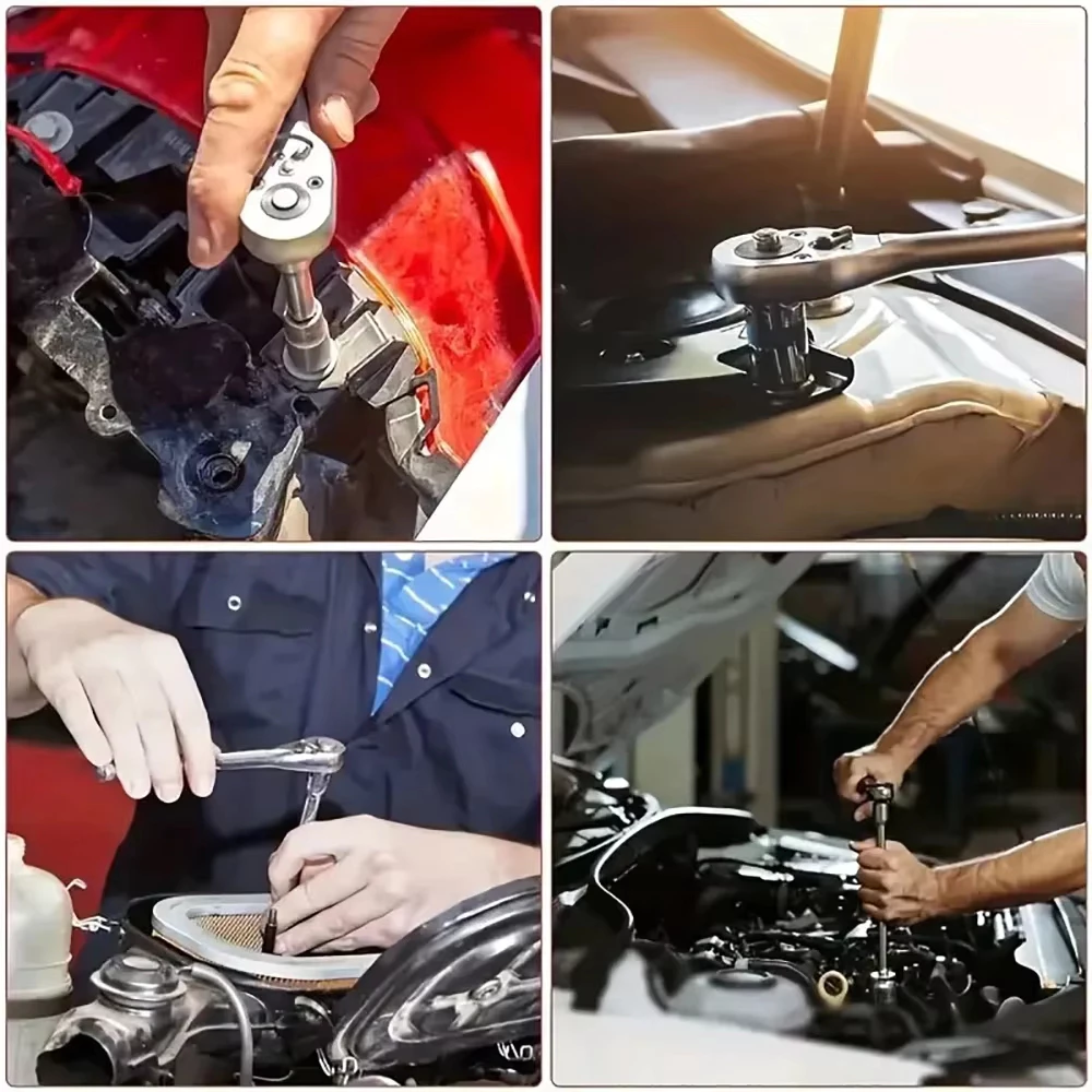 ชุดเครื่องมือ บล็อกชุด 46 ชิ้น ขนาด 1/4 thumbnail 9