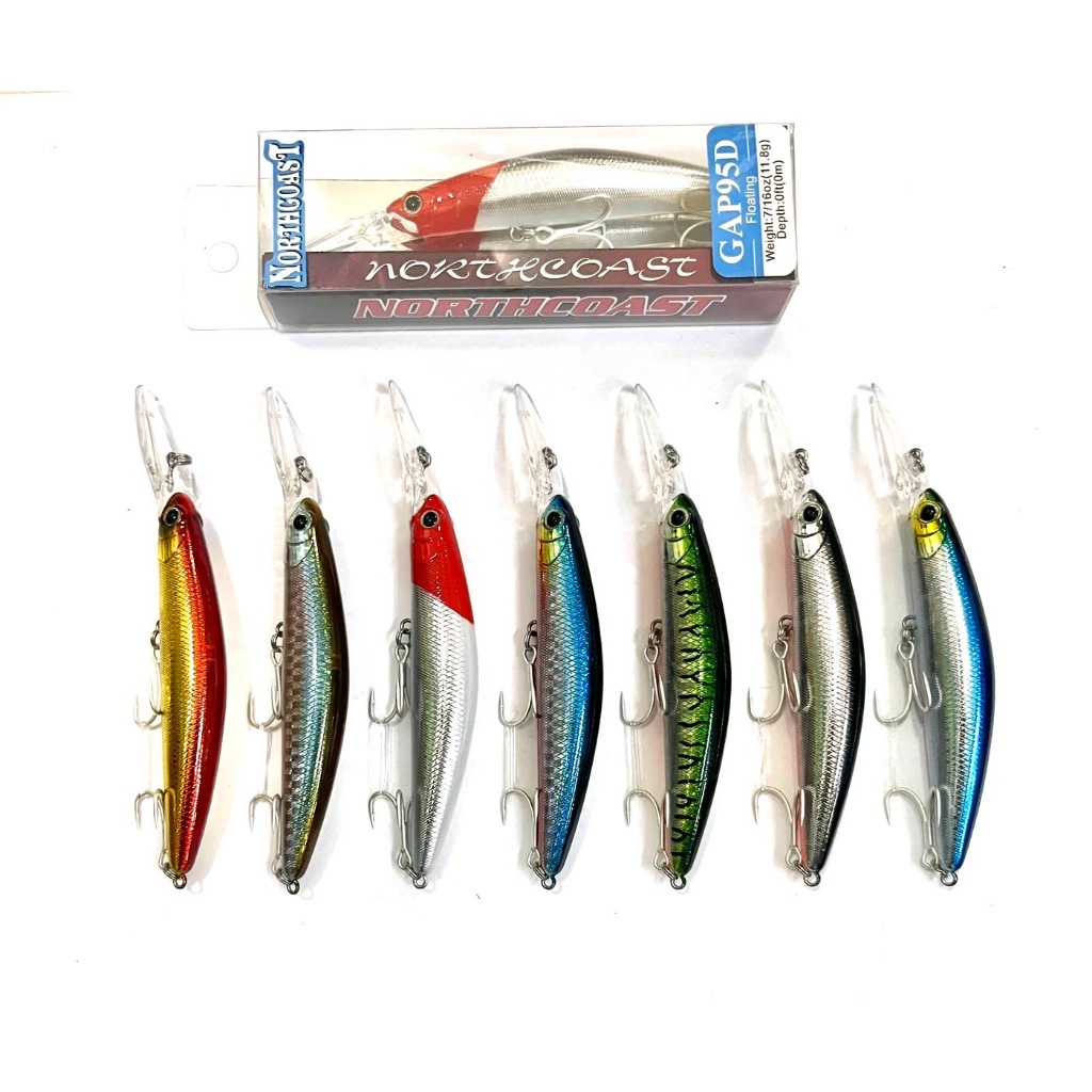 เหยื่อตกปลา เหยื่อแคส Northcoast GAP95D เหยื่อลอยน้ำ