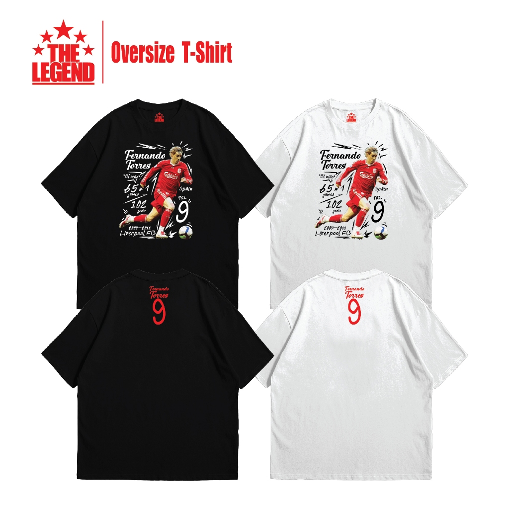 เสื้อยืดลาย Fernando Torres ซุปเปอร์สตาร์ตำนานนักเตะ ผ้าโคตรเทพใส่สบายไม่ร้อนไม่ยับไม่ย้วย ทรงสวย - รูปที่ 3