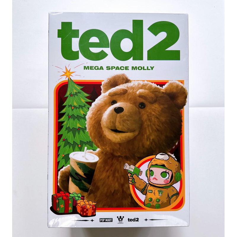 POPMART Mega Space Molly 400% - Ted2-สินค้าพร้อมส่ง
