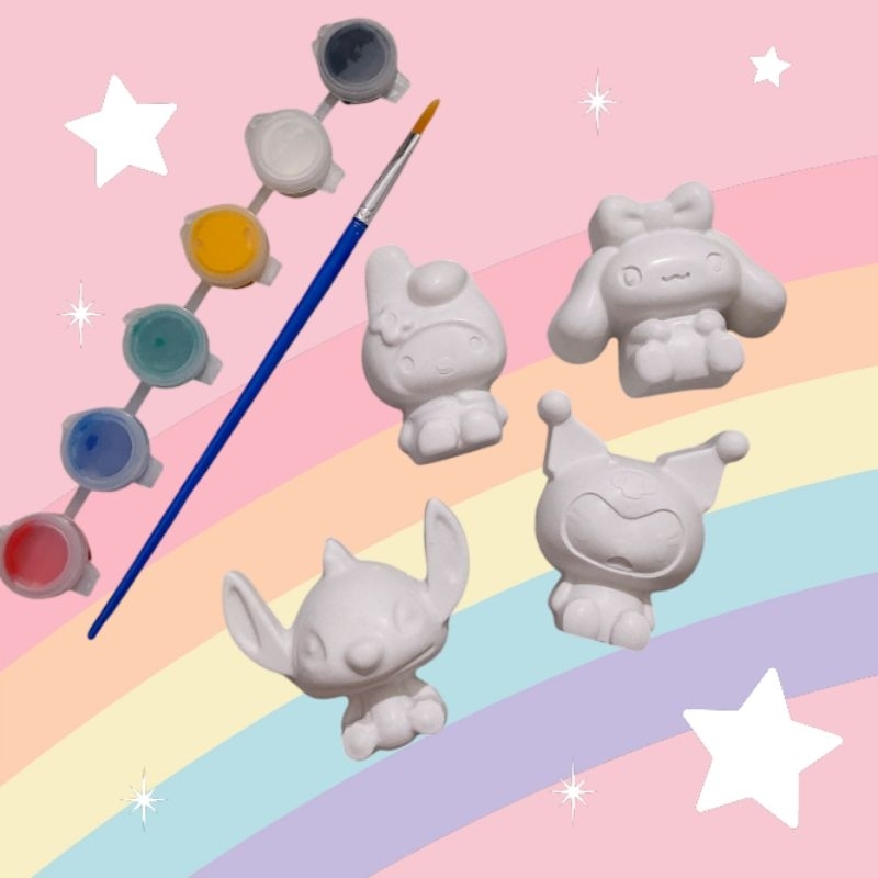 F47 แม่พิมพ์ตุ๊กตาระบายสีปูนปลาสเตอร์ รูปการ์ตูนสุนัขจิ้งจอก