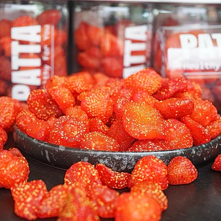 สตรอเบอรี่อบแห้ง 500กรัม/กระปุก🍓 齋·حلال สดใหม่! สตอเบอรี่ ผลไม้อบแห้ง