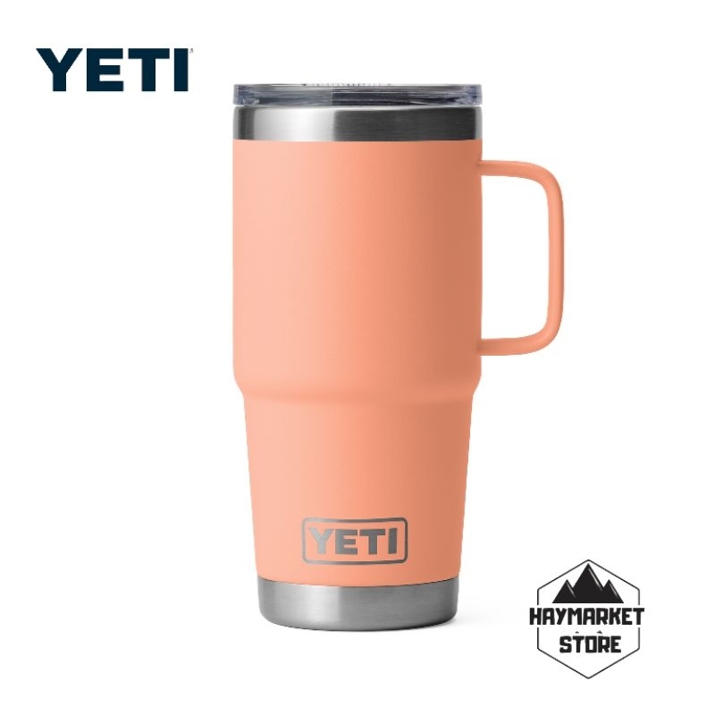 YETI แก้วเยติแท้ 💯% YETI RAMBLER® 20 Oz TRAVEL MUG (แก้วเก็บความเย็น เยติ ฝาสไลด์แม่เหล็ก) แก้วกาแฟ