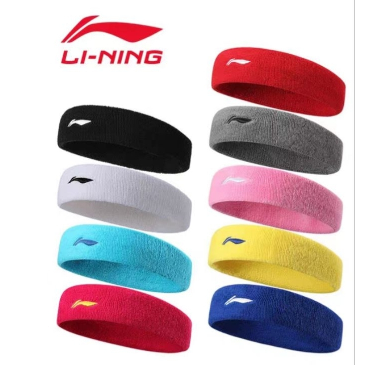 🛒🛒พร้อมส่ง🛒🛒 LINING HEADBRAND ผ้าคาดศีรษะกันเหงื่อ สินค้ารับประกันของแท้ 100%