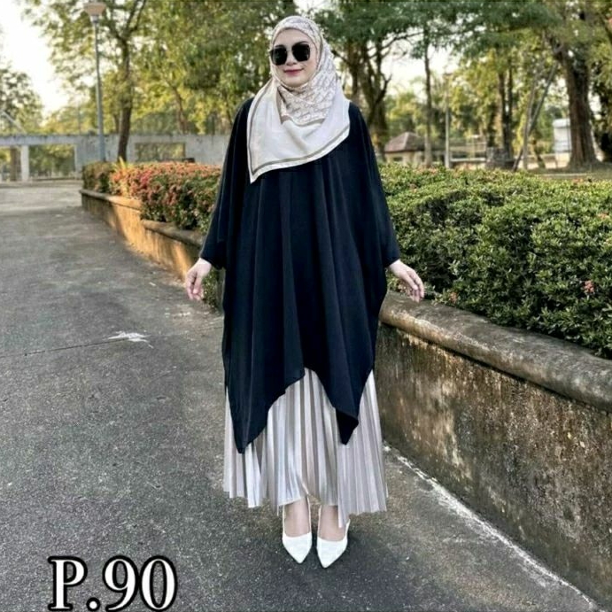 เสื้อทรงค้างคาวมีซิปหน้า ยาว40อกใหญ่ถึง90 (p90)