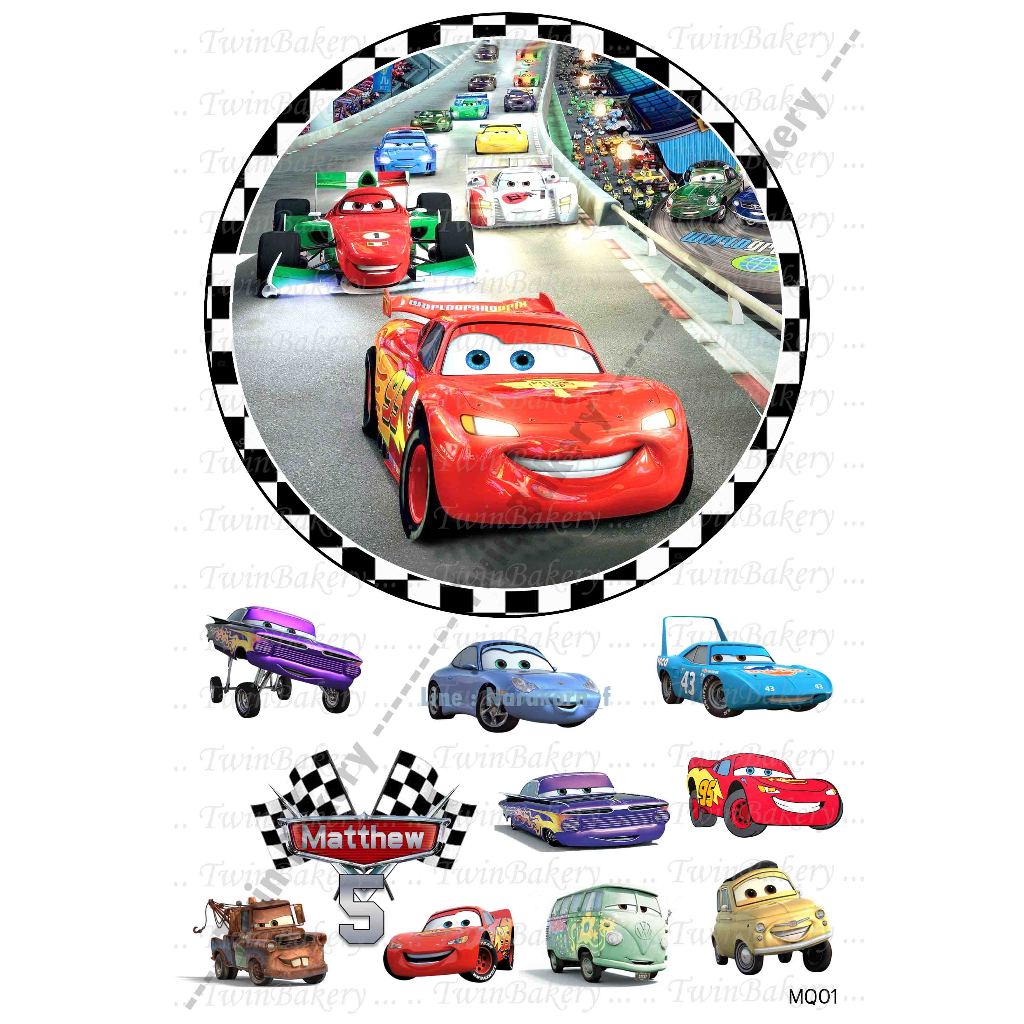 แผ่นเวเฟอร์ (Wafer Sheet) รวมลาย แมคควีน Macqueen **ทานได้**