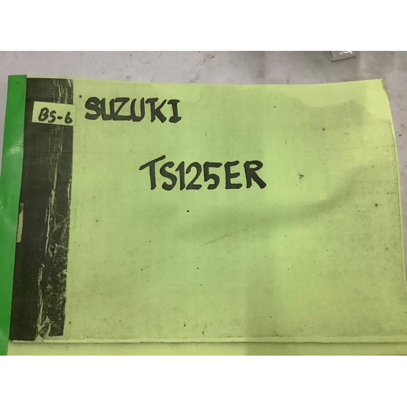 หนังสือภาพอะไหล่งานCopyรุ่นSuzuki-TS125ER