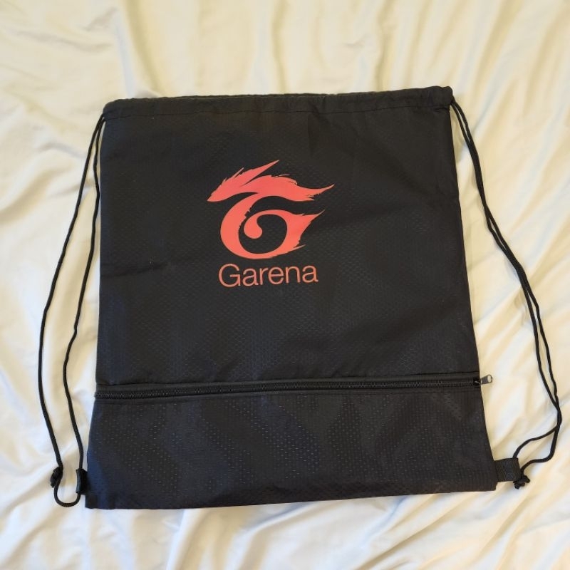 ถุงเป้สะพายหลัง Garena มีกระเป๋าซิบข้างล่าง
