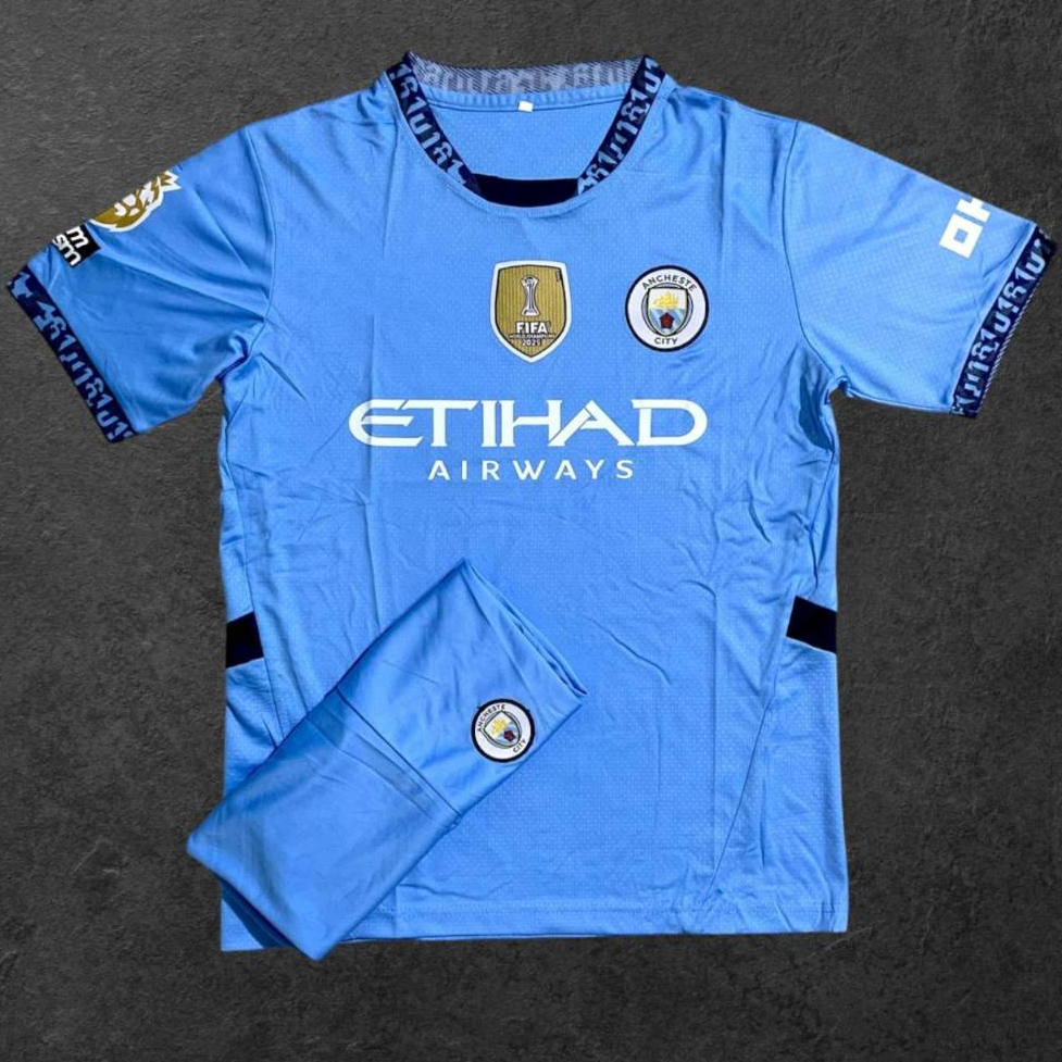 ใหม่ล่าสุด เสื้อฟุตบอลทีม แมนชิตี้ ชุดสาม เกรดแฟนบอล 2024/2025 Full Option (เสื้อ+กางเกง พร้อมส่ง)